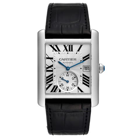 Cartier Tank MC 34.3 Stainless Steel / Silver • W5330003.